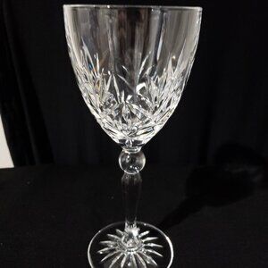 American Brilliant Cut Wine Glass